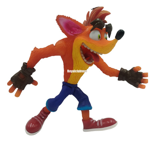Figura Crash Bandicoot Premium 28 Cm Muñeco Grande