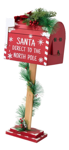 Decoración Navideña Buzón De Papá Noel Buzón De Cartas