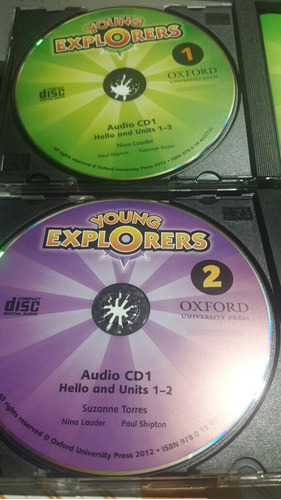 Young Explorers 1 Y 2, Audio Cds X 3 Oxford, Cada Uno.