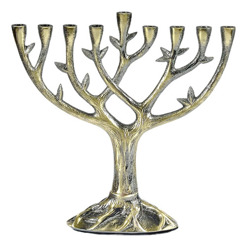 Rite Lite Hanukkah Tree Of Life Menorah - Portavelas De 9 Ra