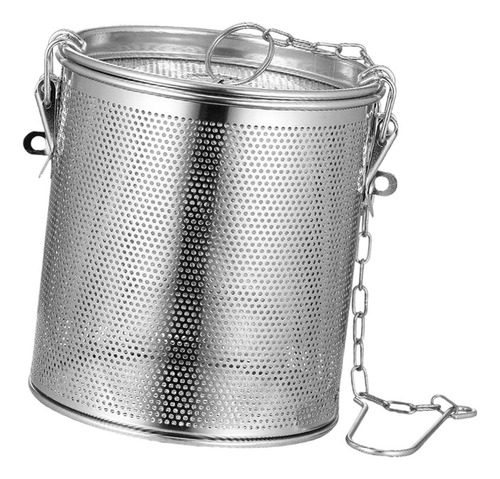 Filador De Té De Malla Fina De Acero Inoxidable, 12x12cm