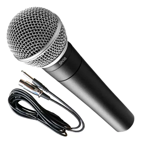 Microfono Profesional Parquer Sn58b + Funda Cable - Cuo