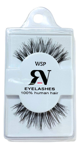 Paquete De 5 Pestañas Postizas Tipo Kiss Curva C Rveyelashes Color Negro Espesor 0 Mm Largo 12 Mm