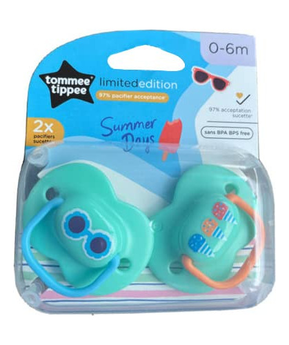 Tommee Tippee Chupetes De Verano De Edición Limitada (2) Con