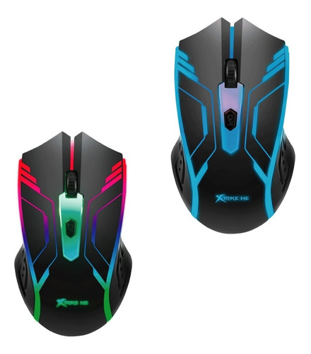 Mouse Gaming Xtrike Me Gm-206 +usb2.0+1.4m+7colores+garantía