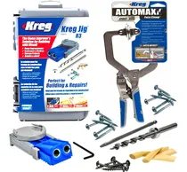 Comprar Sistema Ensamblaje Prensa Kreg Jig R3 Y Pinza Automaxx Plus