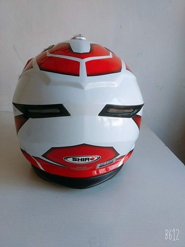 Casco Cross Shiro Mx 734 Rojo Talle L