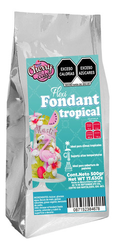 Fondant Tropical 500gr Cherry And Cake Blanco