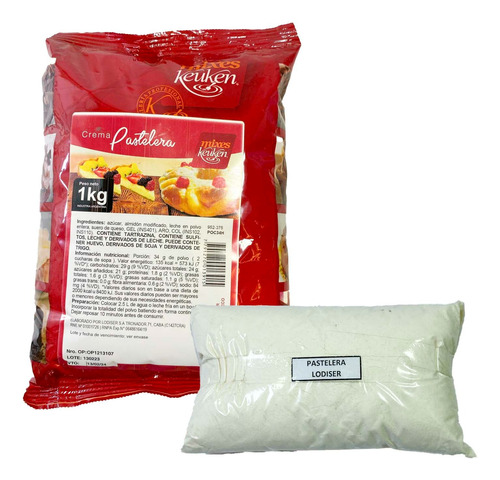 Premezcla Crema Pastelera Keuken 250g Cotillon Sergio Once