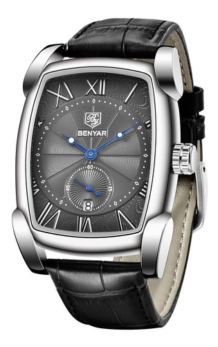 Relógio De Quartzo Masculino Benyar Elegante Cronógrafo 5114