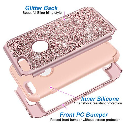 Funda Para iPhone 8, iPhone 7, iPhone 7 Y iPhone 8 Rose D-02