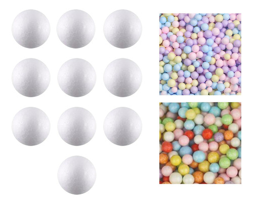 Bolas De Espuma Redondas Y Lisas De Poliestireno Para 7cm