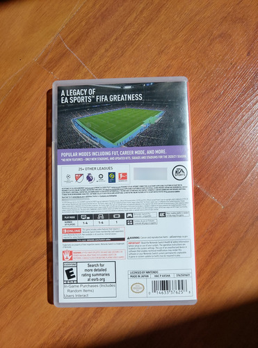 Fifa 21 Legacy Edition Nintendo Switch Físico (Usado)