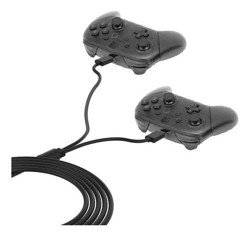 Cable Carga 2 En 1 Tipo C Xbox Series Ps5 Switch