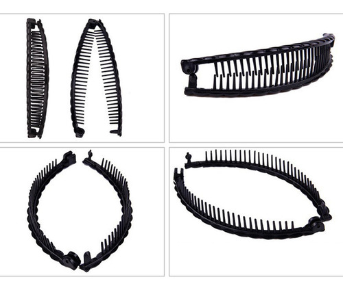 . 2 Pinzas For El Pelo Con Forma De Plátano Para, Pasadores