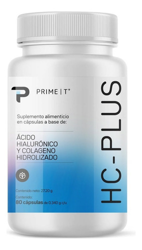 Acido Hialurónico Puro Hc-plus Primet 80 Capsulas Con 100 Mg Sabor Sin sabor