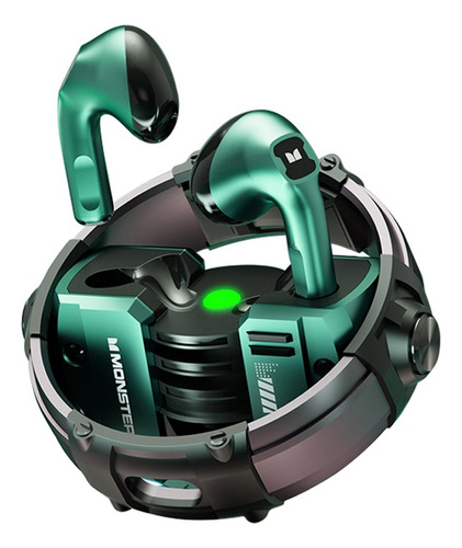 Audífonos Inalámbricos Bluetooth Monster Xkt10 Color Verde