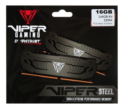 Imagem 2 de 2 de Memória Patriot Viper Steel 16gb (2x8gb), 3000mhz, Ddr4 Nfe