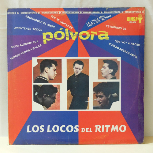 Los Locos Del Ritmo Polvora Lp Nacional Buen Estado 1971