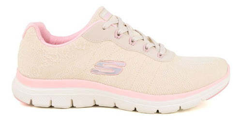 Champion Deportivo Skechers Flex Appeal 4.0 Fresh Move Beige