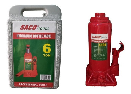 Imagen 1 de 3 de Gato Hidraulico Tipo Botella 6 Toneladas Marca Saco