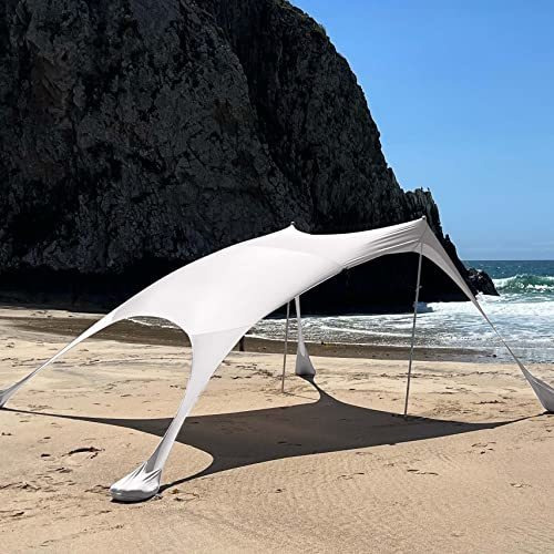 Estante De Sol De Shade De Playa Con Bolsas De Arena Btzm6