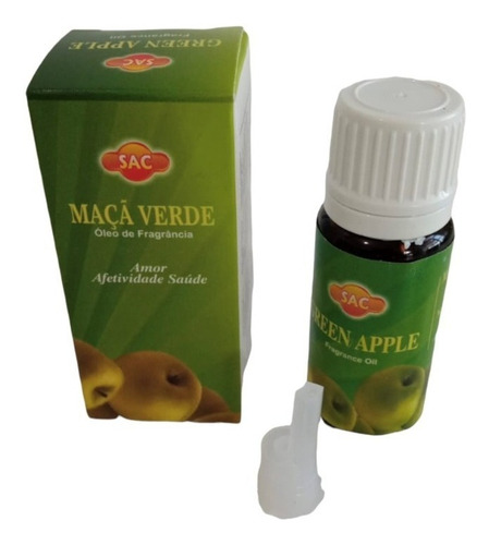 Essência Indiana Sac Maçã Verde - Ambiente Alegre 2un.10ml