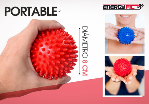 Imagen 9 de 10 de Pelota Masajeadora Pinches Estimulacion Pilates Yoga Maciza