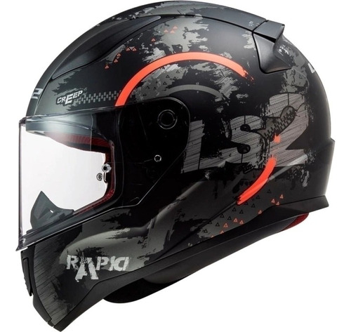 Casco Moto Pista Ls2 353 Rapid Circle Titanium Rpm925