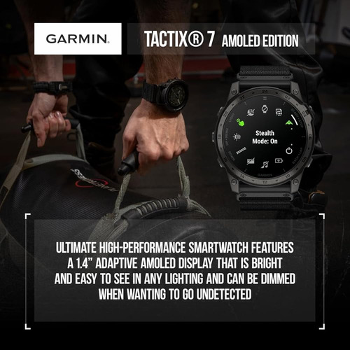 Reloj Garmin Tactix 7 Amoled Gps Militar Y Táctico
