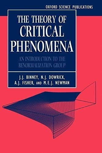 Libro: The Theory Of Critical Phenomena: An Introduction To