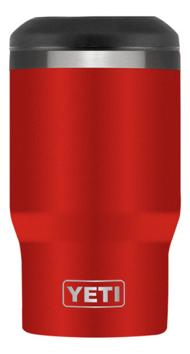 Yeti 14oz 6 En 1 Doble Tapa Vaso Termo Y Portalata + Colores Color Rojo
