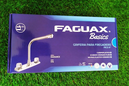Griferia Fregadero Faguax Plastico Cromado Radiance G16