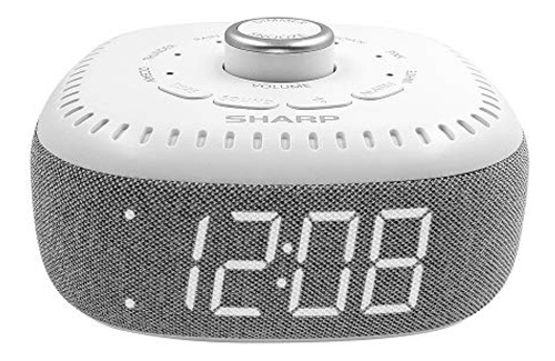 Sharp Sound Machine Reloj Despertador Con Altavoz Bluetooth,