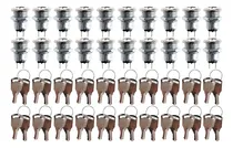 Comprar 20 Mini Cerraduras Con Llaves Cajon Closet Seguridad Bloqueo