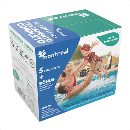 Kit Primeiro Tratamento Para Piscinas Montreal