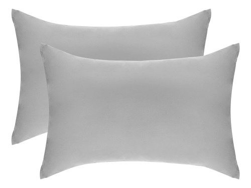 Juego De 2 Fundas De Almohada De Microfibra, Suave Y Ac...
