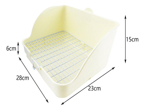 Caja De Arena Para Conejos, Inodoro, Orinal, Lecho Esquinero