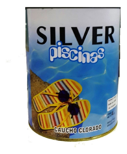 Caucho Clorado Pintura De Piletas X 20lts Azul Olimpo