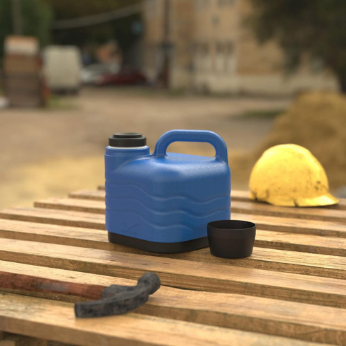 Garrafão Térmico Invicta 3 Litros Azul Copo Café Água