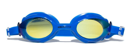 Imagen 5 de 6 de Goggle Aquazone Gummy Metal Azul/dorado