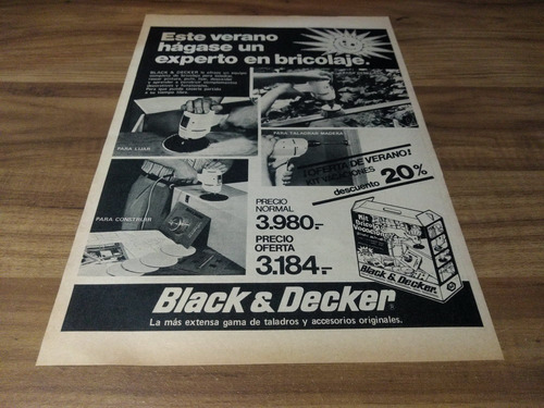 (pe239) Publicidad Productos Black & Decker