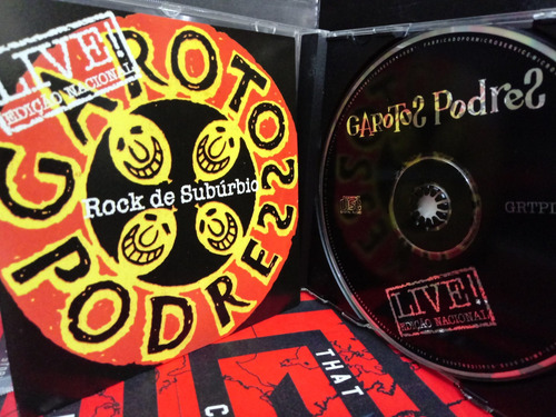 Cd Garotos Podres - Rock De Subúrbio Live Ed. Nacional (Usado)