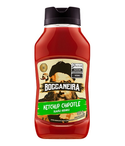 Ketchup Chipotle Boccaneira 380g