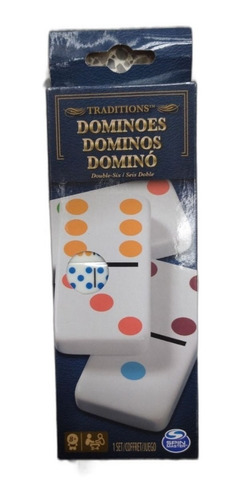 Mini Domino De Bolsillo  Con Pintas De Colores Juego De Mesa