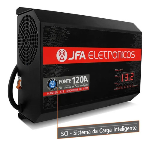 Carregador Bateria Inteligente Jfa 120a Sci Muito Forte