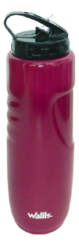 Botella C/agarradera C/popote 750 Ml Color Púrpura Wallis