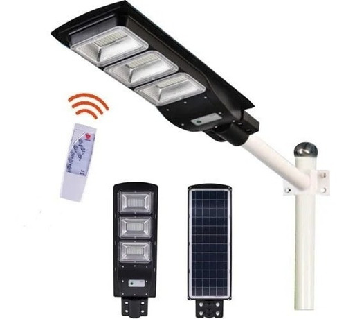 Lampara Reflector Led Solar 200w Alumbrado Publico Poste 