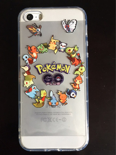 Estuche iPhone 5/ 5s / 5se De Pokemon. Material Tpu Resisten