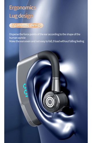 Auricular Bluetooth Impermeable 300 Manos Libres Auriculares